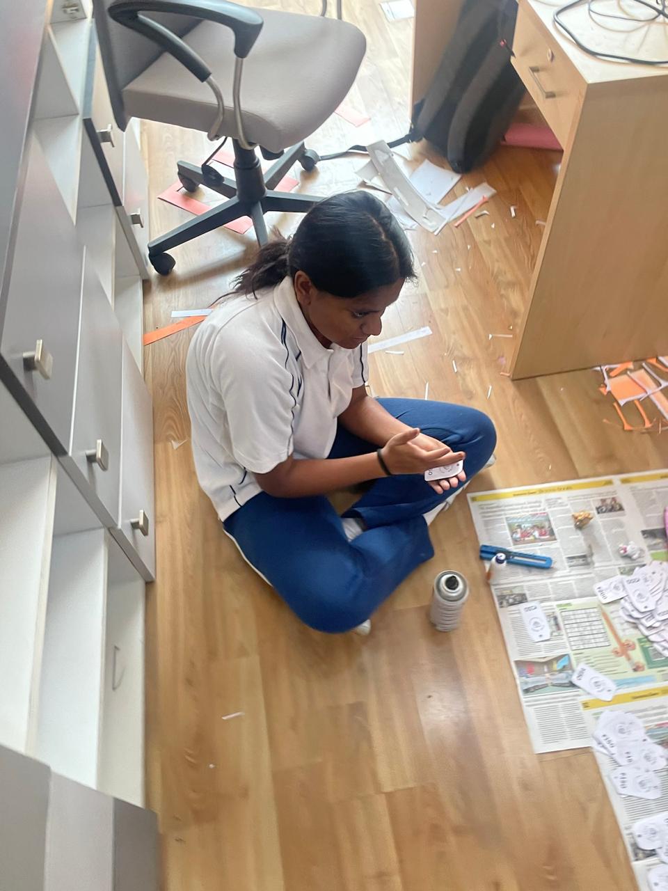 Upcycled paper product